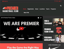 Tablet Screenshot of coloradopremierbasketball.com